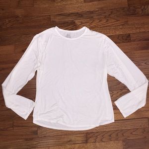 Cuddl Duds XL ladies Top warm layer cream modal